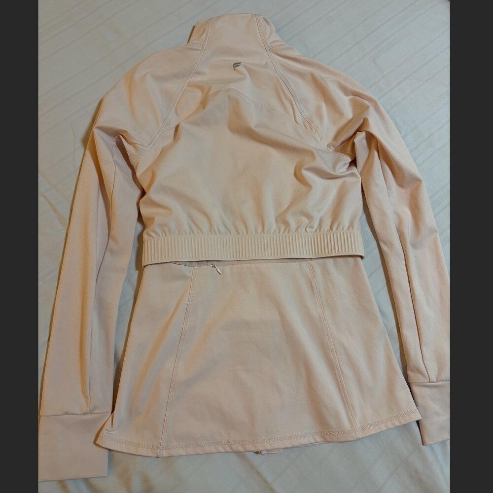 Fabletics Trinity Performance Jacket, SIZE XXS, COLOR ROSY TAN - Picture 4 of 6